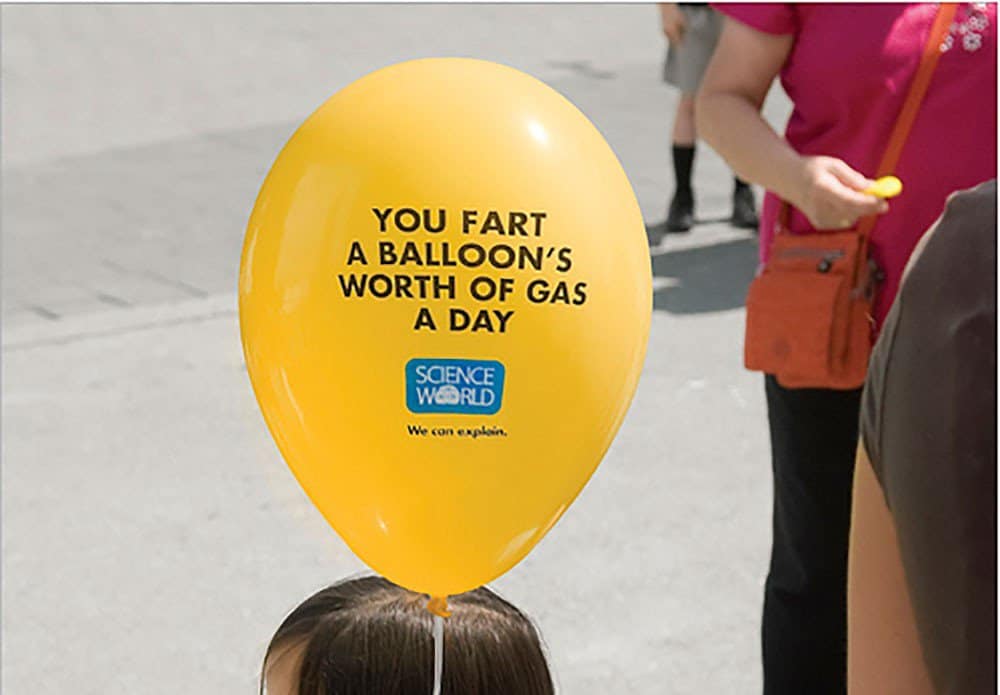 The average person produces about half a liter of farts every single day.
