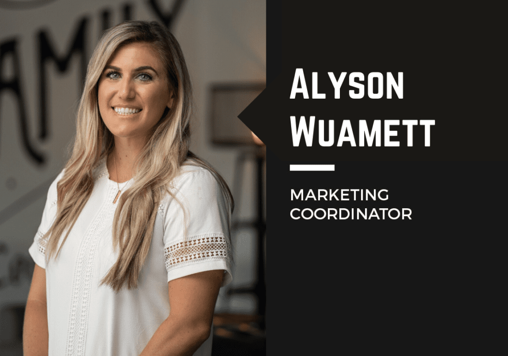 Alyson Wuamett Marketing Coordinator